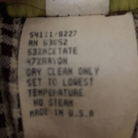 Stuart Allen Gingham Dress Womens Sz 8 VTG 70s USA Midi Vest Cottagecore Pockets - Picture 14 of 15